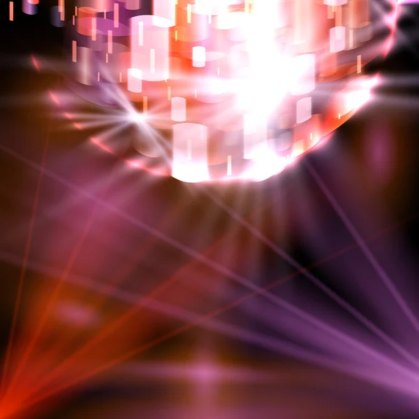 Lumières de fête boule disco — Image vectorielle