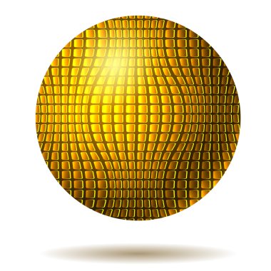 Altın topu ile arka plan