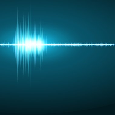 Dijital ekolayzer. vektör çizim