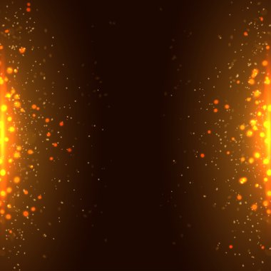 bokeh arka plan üzerinde parlak yıldız