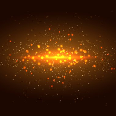 bokeh arka plan üzerinde parlak yıldız