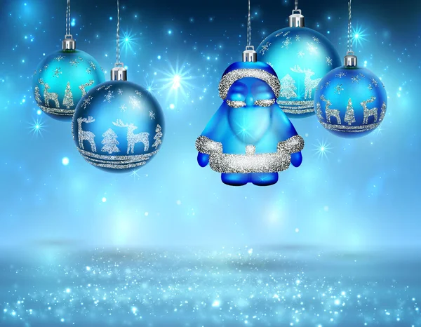 Υπέροχες Διακοσμήσεις Στο Χριστουγεννιάτικο Δέντρο Διάνυσμα — Διανυσματικό Αρχείο