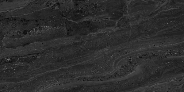 Черный Мрамор Естественный Узор Фона Абстрактный Натуральный Мрамор Черный Белый — стоковое фото