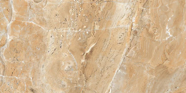 天然米黄色的大理石质地和表面背景 — 图库照片