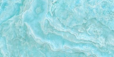 Soyut okyanus sanatı ve mavi boya, Aqua onyx mermer, Aqua tone onyx mermer (yüksek çözünürlüklü), iç dekorasyon için mermer, mermer desen arka plan, doğal mermer döşemeler. aqua onyx mermeri, onyx aqua arkaplanı