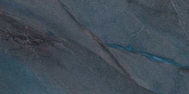 Boş mavi doku yüzey arkaplanı, karanlık köşeler, soyut mimari materyal, mavi bilye