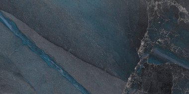 Boş mavi doku yüzey arkaplanı, karanlık köşeler, soyut mimari materyal, mavi bilye