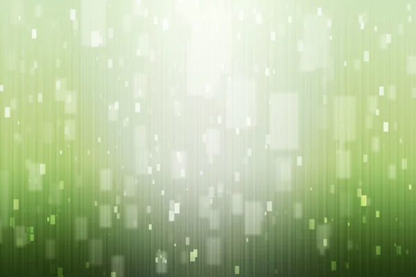 Abstract background with green and white lights Stock Picture