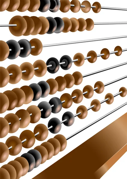 Abacus de madeira — Vetor de Stock