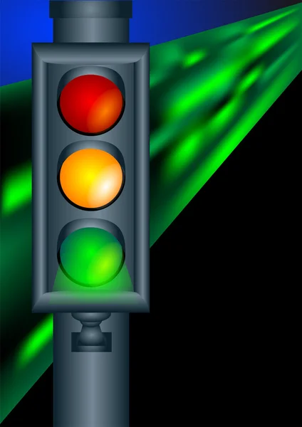 Traffic light — Stock Vector