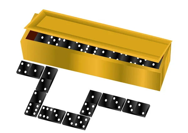 Domino — Stock Vector