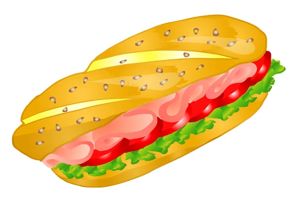 Sandviç — Stok Vektör