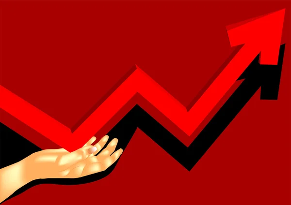 Gráfico estilizado —  Vetores de Stock