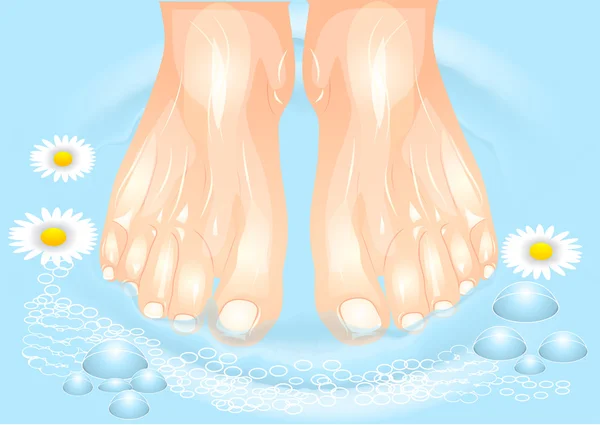 Soins des pieds — Image vectorielle