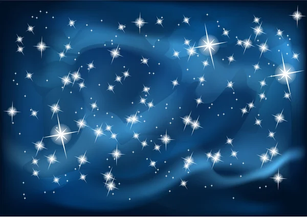 Cielo nocturno — Vector de stock