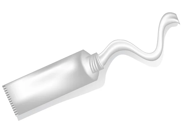 Zahnpasta oder Creme — Stockvektor