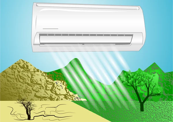 Air conditioner — Stock Vector