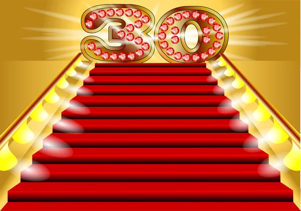 30 years — Stock Vector