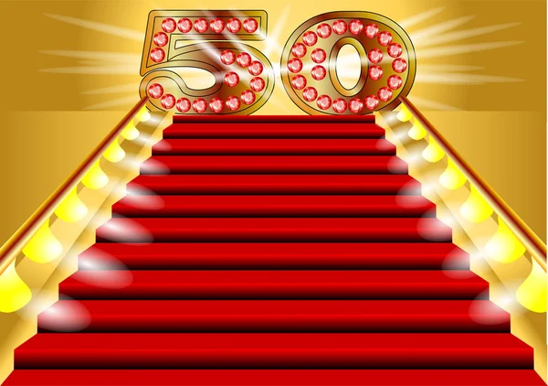 50 years — Stock Vector