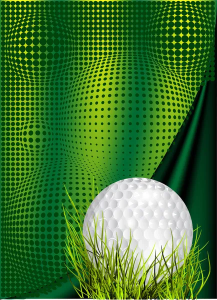 Golf achtergrond — Stockvector