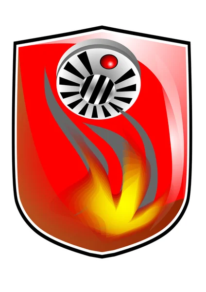 Brandschutz-Ikone — Stockvektor