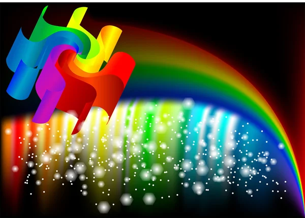 Abstract rainbow — Stock Vector