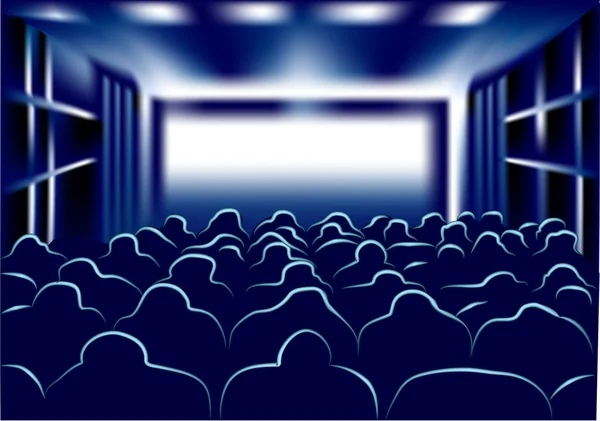 Film en theater — Stockvector