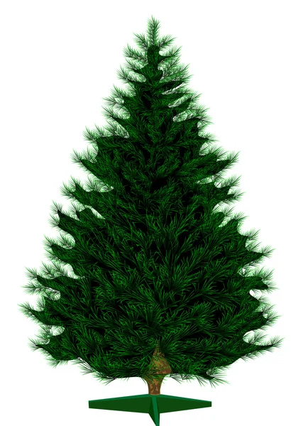 Lege kerstboom — Stockvector