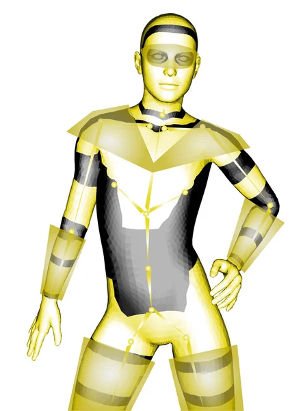 Robot humanoïde — Image vectorielle