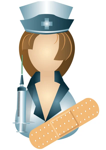 Ikone der Krankenschwester — Stockvektor