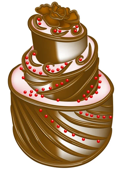 Icono del pastel — Vector de stock