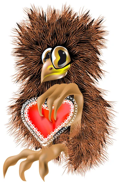 Animal de la Saint-Valentin — Image vectorielle