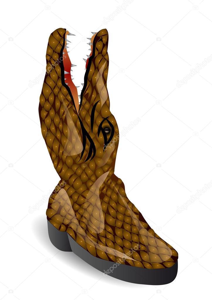 botas de cocodrilo
