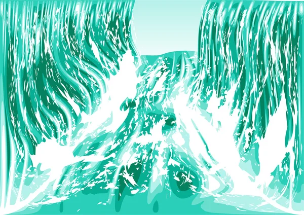 Débit d'eau — Image vectorielle