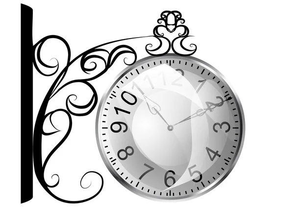 Reloj de estación — Vector de stock