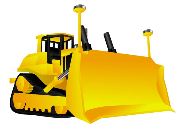 Bulldozer — Stock Vector