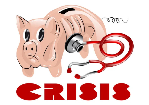 Кризис — стоковый вектор