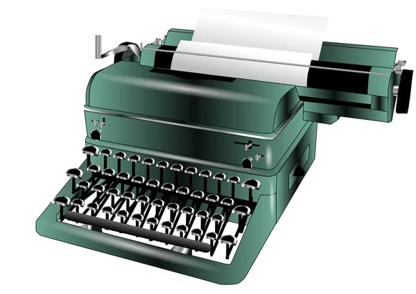 Schrijfmachine — Stockvector