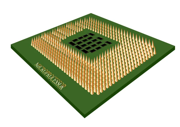 Мікропроцесор — стоковий вектор