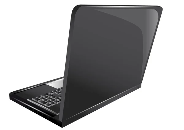 Laptop de volta — Vetor de Stock