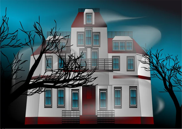 Maison hantée — Image vectorielle