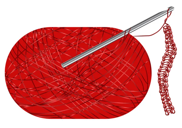 Tricotar — Vetor de Stock