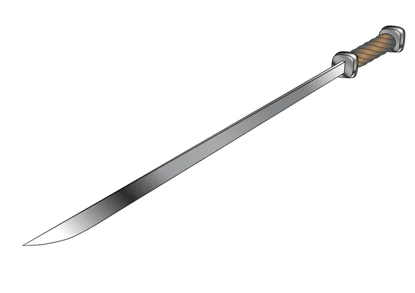 サムライの刀 — ストックベクタ