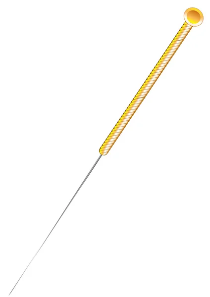 Aiguille d'acupuncture — Image vectorielle