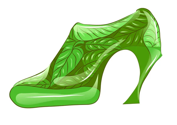 Chaussure éco — Image vectorielle