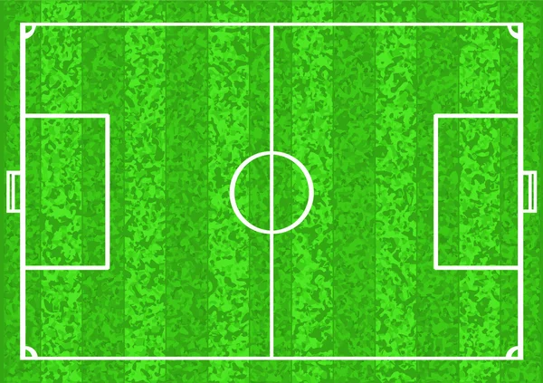 Campo de fútbol — Vector de stock