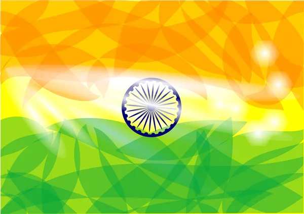 Flagge Indiens — Stockvektor