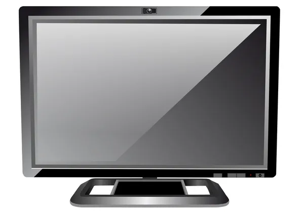 Monitor de ordenador LCD — Archivo Imágenes Vectoriales