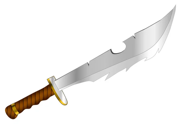 Фантазия нож — стоковый вектор