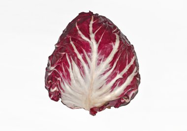 beyaz üzerine kırmızı marul